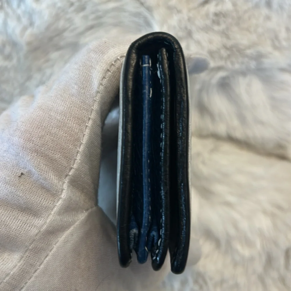 Balenciaga Bazaar small multi colored leather  bifold card holder wallet - Picture 7 of 17